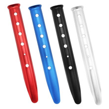 Reusable Tent Stakes Camping Gear Metal Stakes for Tent Tarp Fixing Outdoor for Camping Garden Beach