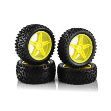 4pcs 87mm Tire Wheel Tyre for 144001 144010 124007 124017 Tt02b 1/10 1/12 1/14 Rc Car Off ,2
