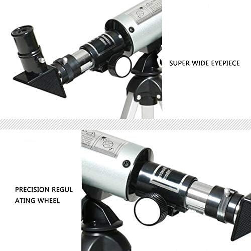 Monocular Astronomical Telescope, 360/50mm Refractor Telescope 90X Lens 1