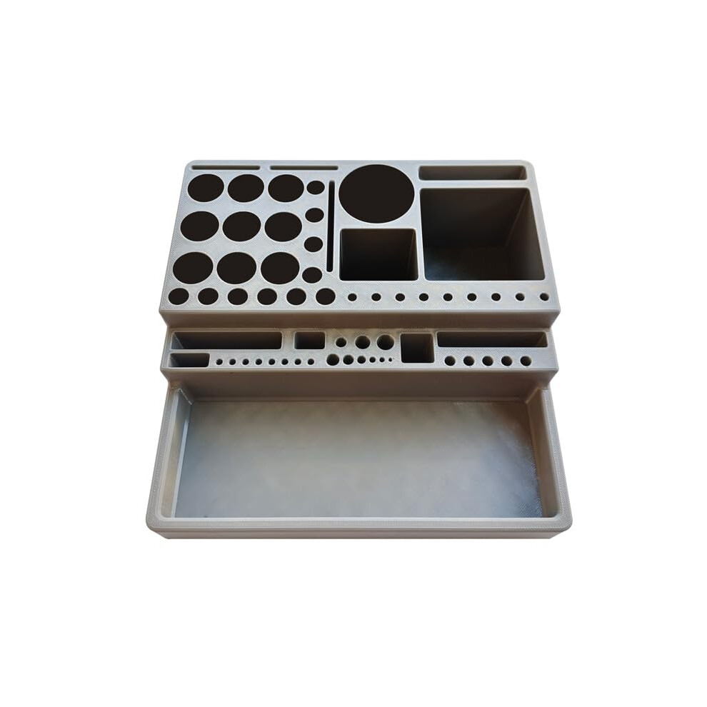 Pack of 1 Fly Tying Tool Kit Desktop Organizer Versatile Convenient Supplies Organization Storage Rack for Men Anglers Beginner Fisherman-image-OPC-PHXW62F-NEW