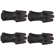 4pcs Archery Glove Professional Archery Protective Shooting Gloves Wear-Resistant Finger Guard for Bow Hunting