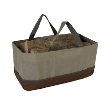 Log Tote Carrying Bag Firewood Log Carrier Large Firewood Bag Wax Canvas Log Carrier Tote Firewood Bag for Fireplace