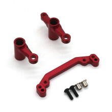 Metal Steering Compnts Steering for 104072 104001 104002 1/10 Rc Car S S Accessories,c