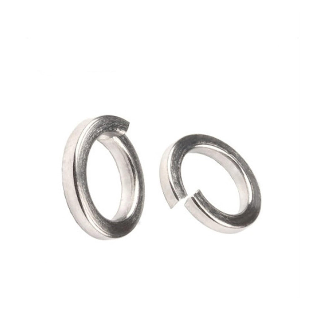 4-200Pcs Spring Lock Washer Stainless Steel Locking Washer M2 M2.5 M3 M4 M5 M6 M8 M10 M12 M14 M16 M18 M20 M22 M24 M30(M10 40Pcs) 940534694422