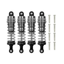 4pcs Metal And Oil Damper for H16 16207 16208 16209 16210 1/16 Rc Car S S,6