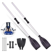 Detachable Telescoping Paddle Made of Reinforced Aluminum Alloy for Inflatable Boat, Ideal for Kayaking and Rubber Boat