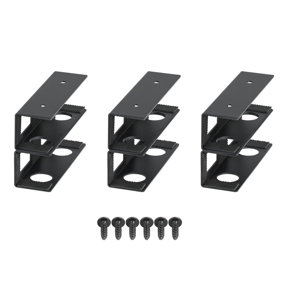 3 Pieces Under Desk Laptop Mount, Metal Under Desk Shelf Holder, Space Efficient Organizers For Laptop, Tablets, Keyboard And Accessories 940534695573