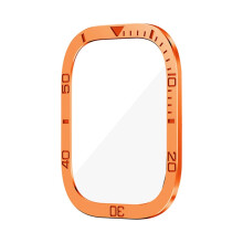 Screen Protector For Apple Watch Ultra 49mm Case Accessories Metal Cover Frame+Tempered Glass For iWatch Ultra 2 49mm Bezel Ring