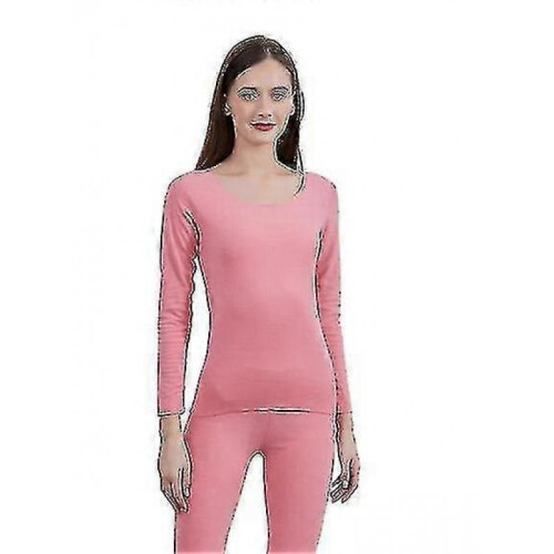 (L, bright red) Silk Women's Silk Thermal Underwear Sets,silk Long Underwear Sets