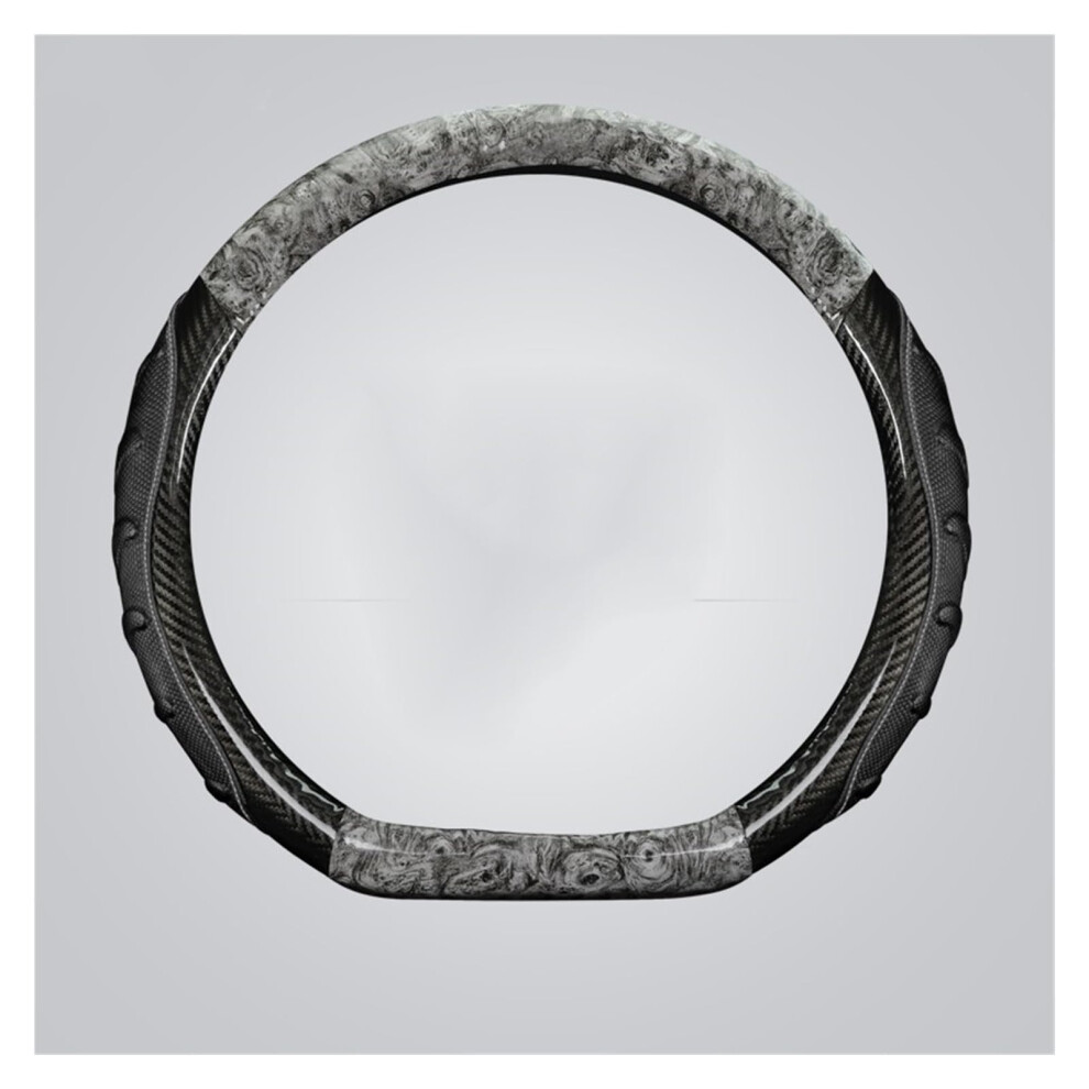 Car Steering Wheel Cover Set Car Steering Wheel Cover Breathable Mahogany Leather Comfortable Shockabsorbing Car Interior (Color : 2) Grain 820064793560