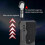 Torch Lighter, Switchable Jet Flame Lighter Butane Refillable with Lockable Function, Windproof Adjustable Jet Flame And Soft Flame, Cool Foldable Gun 5