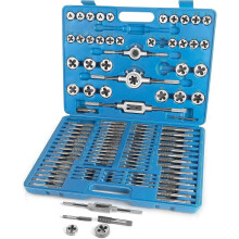 Metric Tap and Die Set 110 PCS M2M18 Rethreading Kit for Making Screw Threads for Cutting External and Internal Thread Threading with Storage Case