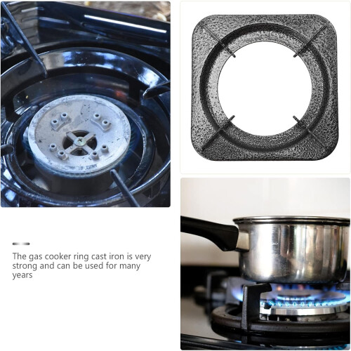 2pcs Slip Holder Accessories Reducer NonSlip Cooktop Kitchen Grate Range Rack Cast Iron Stand 2