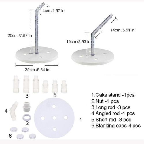 Cake Pouring Kit Anti Gravity Cake Stand Reusable DIY Decorative Cake Kit Baking Tools Create Unique 2