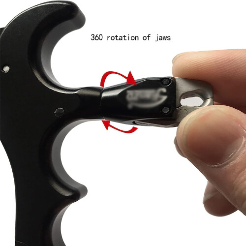 Archery Release Aids, 4 Fingers Trigger Thumb Bow Release, Archery Release 360 Rotatable 2
