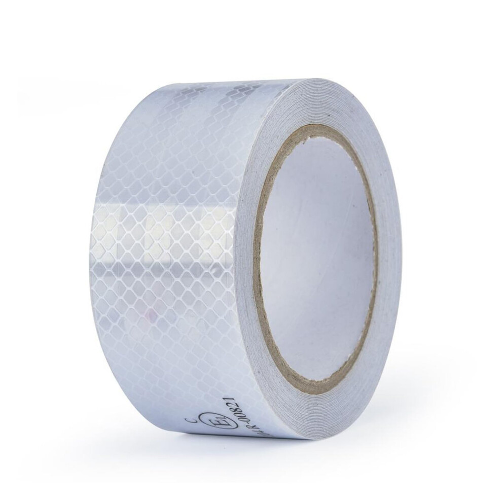 Reflective Tape Stickers,Caution Tape,Reflective Safety Tape 2 Inch X150 Feet,Red(White) 820064795861