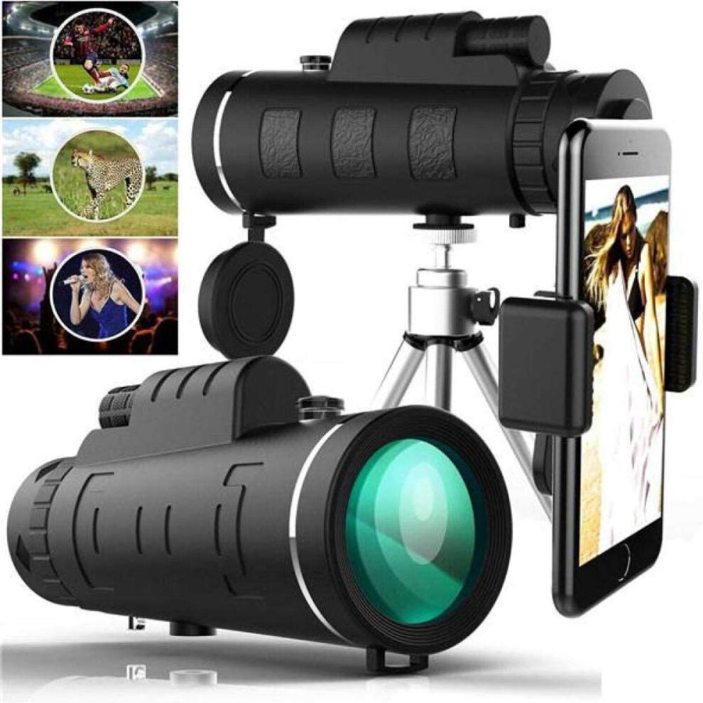40X60 Monocular Telescope, High-Definition Low- Night Vision Light 940534697195