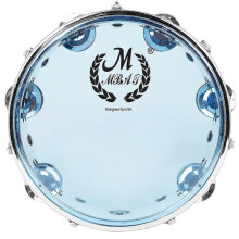 Meie 8 Inch Tuning Double Row Hand Tambourine Less Steel Steel Ring Hand Drum Adult Playing