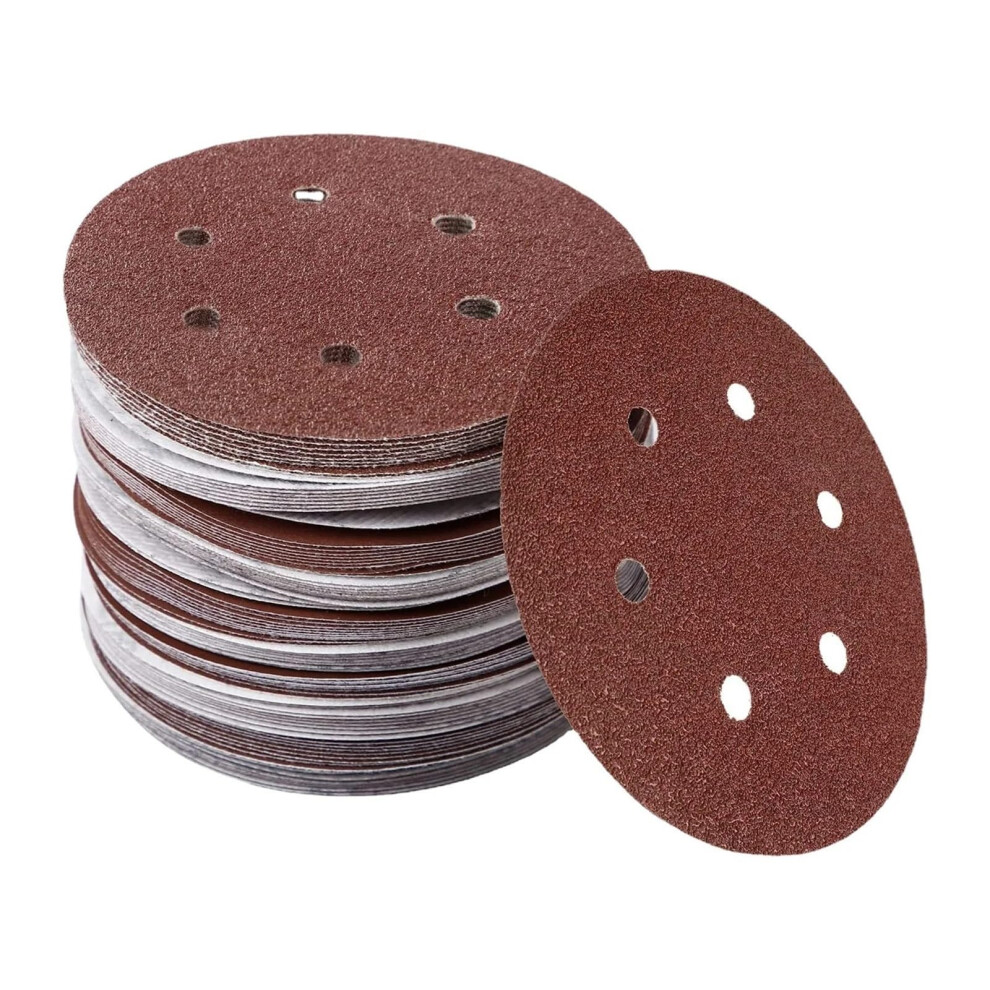 10Pcs 6 Inch 6 Holes 150Mm Sanding Discs 402000 Grit Flocking Sandpaper Orbital Sander Hook And Loop Sand Paper(Grit 400) 820064796172