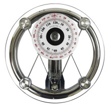 Professional Mechanical Bathroom Scale with Tempered Glass Panel, Weighs Up to 120kg