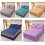 Openwork Lace Bed Skirt Queen Size 15 Inch Drop Adjustable  Elastic Wrap Around Bed Skirts 3