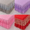 Openwork Lace Bed Skirt Queen Size 15 Inch Drop Adjustable  Elastic Wrap Around Bed Skirts 4