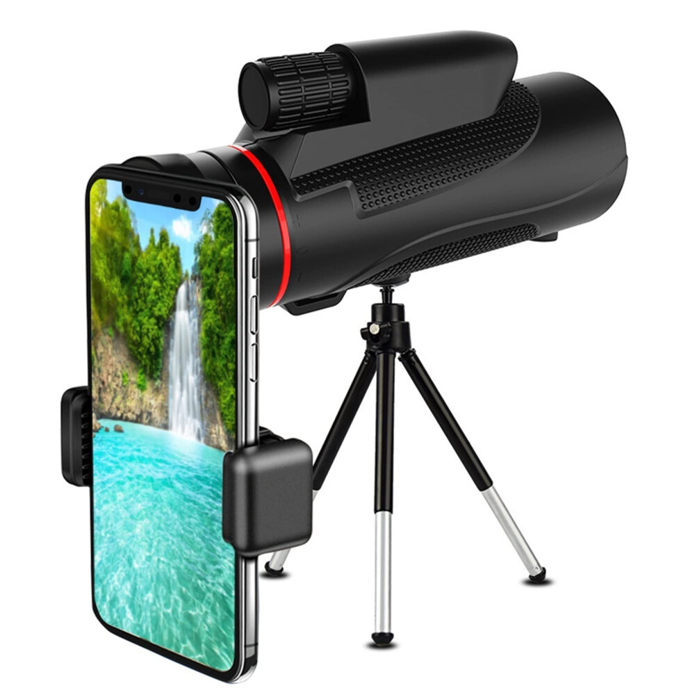 Monocular Telescope High Power, 12X50 Monoculars For Adults, Handheld With Holder & Tripod 940534698246