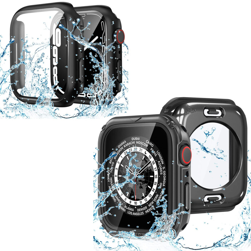2 In 1 Rugged Protective Case & Case Compatible With Apple Watch 44Mm Se (2Nd Gen) 940534698253