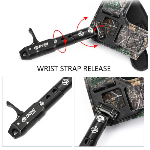 Archery Wrist Strap Release Compound Bow Release Aids Adjustable Buckle Strap Archery Caplier Shooting Trigger Accessories 2
