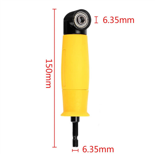 Chuck Tool Holder Set 90 Degree Right Angle Extension Driver Drilling Shank Screwdriver 2