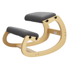 Ergonomic Kneeling Chair, Adjustable Height Swing Kneeling Chair, Office Posture Correction Chair