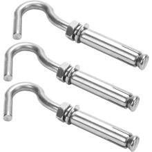 Expansion Screw Bolts,Anchor Bolt,3 pcs of Anchor Bolts with Hook Openings,Anchor Bolt Expansion Hooks