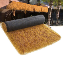 Thatch Roof Decoration Synthetic Thatch Grass Roof Artificial Thatch, for Patio Sunshade, Long Service Life (0.5 1m)