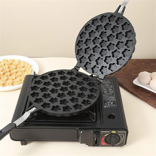 Nonstick Waffles Maker Eggs Bubble Pans Double Side Eggs Waffles Maker Aluminum Alloy Eggettes Pans Baking Plate Easy To Use 2