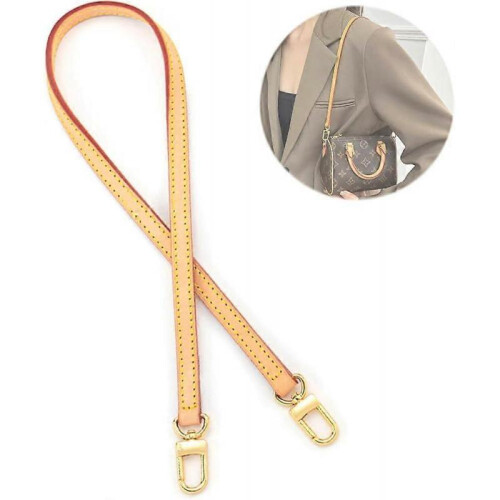 Vachetta Leather Crossbody Strap for L V Handbag Replacement Shoulder Strap
