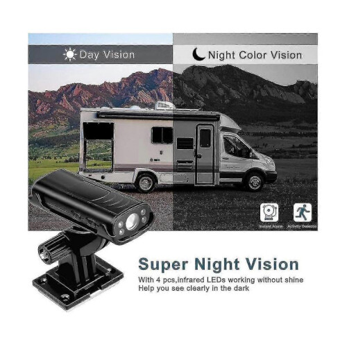 Reverse Hitch Guide Camera, Cars Wireless Backup Camera, Hd Waterproof Night Vision Reverse Hitch Guide, Suitable 2