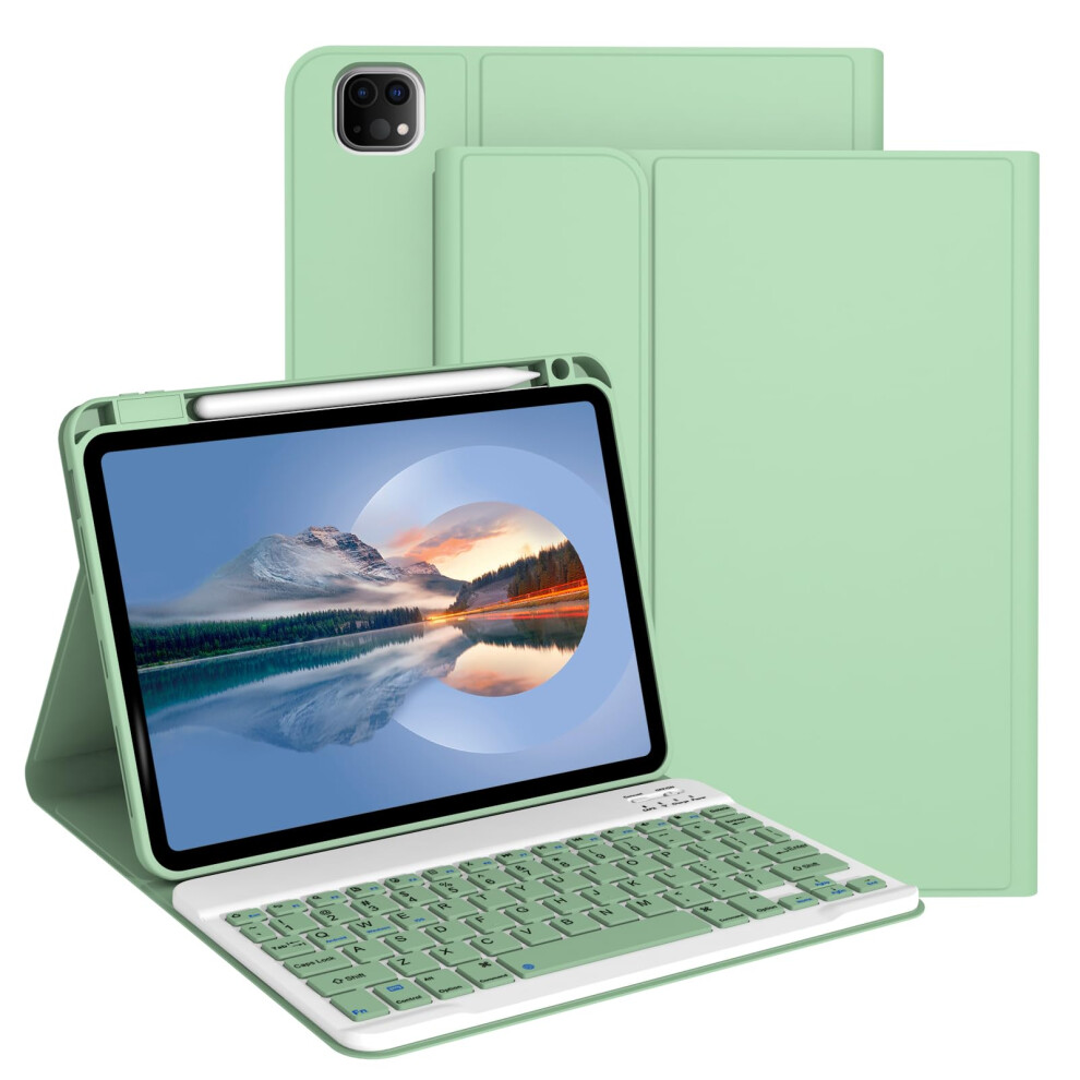 Keyboard Case For Ipad Air 13 Inch ( M2), Pro 12.9 6Th Gen Magnetic Detachable Wireless Keyboard 820064800923