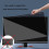 Computer Privacy Screen, Hanging Privacy Film, Blue Light Blocker Computer Screen Cover for 24 Inch, 2