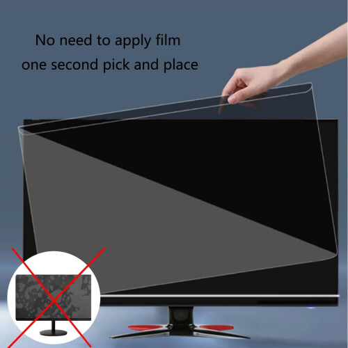 Computer Privacy Screen, Hanging Privacy Film, Blue Light Blocker Computer Screen Cover for 24 Inch, 1