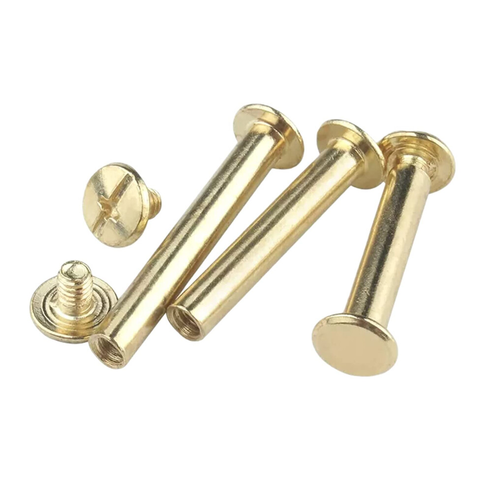 20Pcs M5 Chicago Screw Binding Screws For Scrapbook Photo Albums Binding Diy Leather Decoration 820064801548