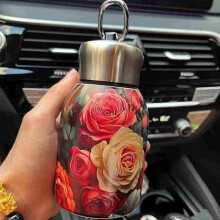 (Great Peony) Stylish & Portable Insulated Water Bottle,Keep Drinks Hot or Cold