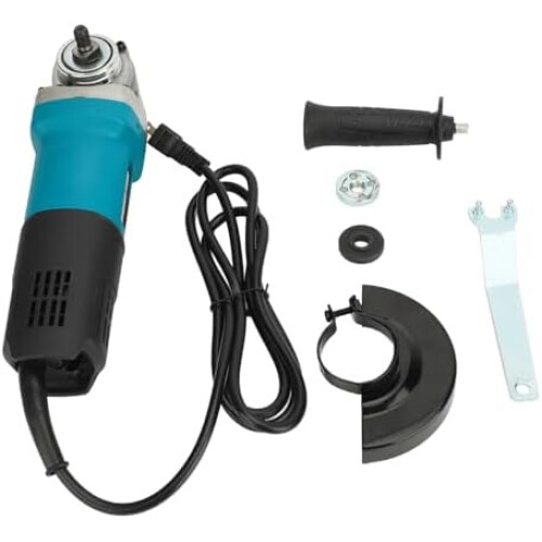 Electric Angle Grinder 110V, Handheld Small Angle Grinder Tool for Metal Polishing, Cutting, Sanding 1