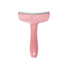 (L, Pink) Doggocomfy pet comb pro,Doggo Comfy Cat Hair Thinner,All Purpose Curved Hairs