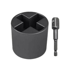 (Jack Sleeve And Adapter) Jack Socket Drill Adapter,Drill Adapter for Car,Heavy Duty Labour Saving Tool