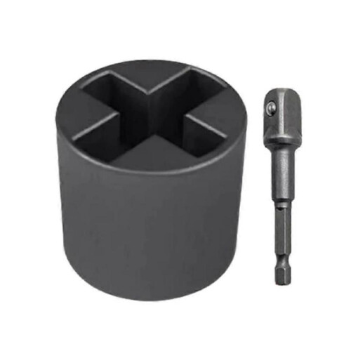 (Jack Sleeve And Adapter) Jack Socket Drill Adapter,Drill Adapter for Car,Heavy Duty Labour Saving Tool