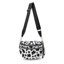 (Milk Stripe) Nuvore Crossbody Bag, Checkered Crossbody Comfort Bag, Fanny Packs for Women