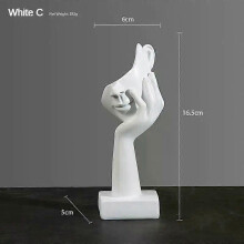 (Style B) Abstract Face Statue Sculptures and Figurines Decoration Nodic Home Decor Luxury Living Room Decoration Figurines for Interior