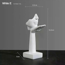 (Style E) Abstract Face Statue Sculptures and Figurines Decoration Nodic Home Decor Luxury Living Room Decoration Figurines for Interior