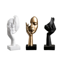 (Style A) Abstract Face Statue Sculptures and Figurines Decoration Nodic Home Decor Luxury Living Room Decoration Figurines for Interior