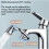 (1pc Single gear) FlexiFlow Rotatable Faucet Extension for Bathroom Sink,Kitchen Bathroom Sink 3